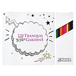 Custom Colouring Book & Pencil Set - Inspirational