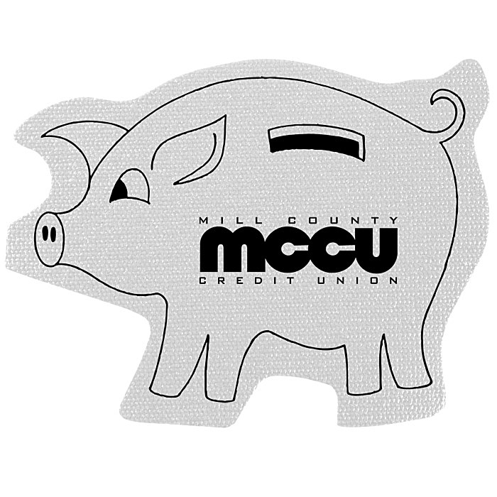 Custom Cushioned Jar Opener - Piggy Bank