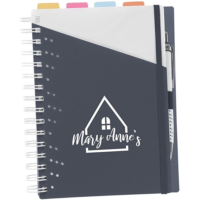 Custom Souvenir Tabbed Notebook with Pen