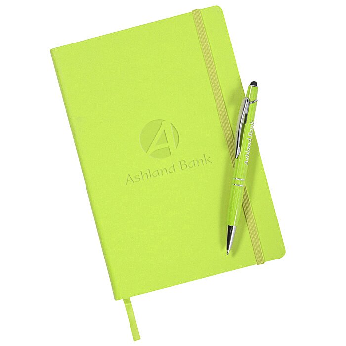 Custom Neoskin Journal and Pen Gift Set