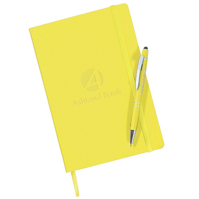 Custom Neoskin Journal and Pen Gift Set