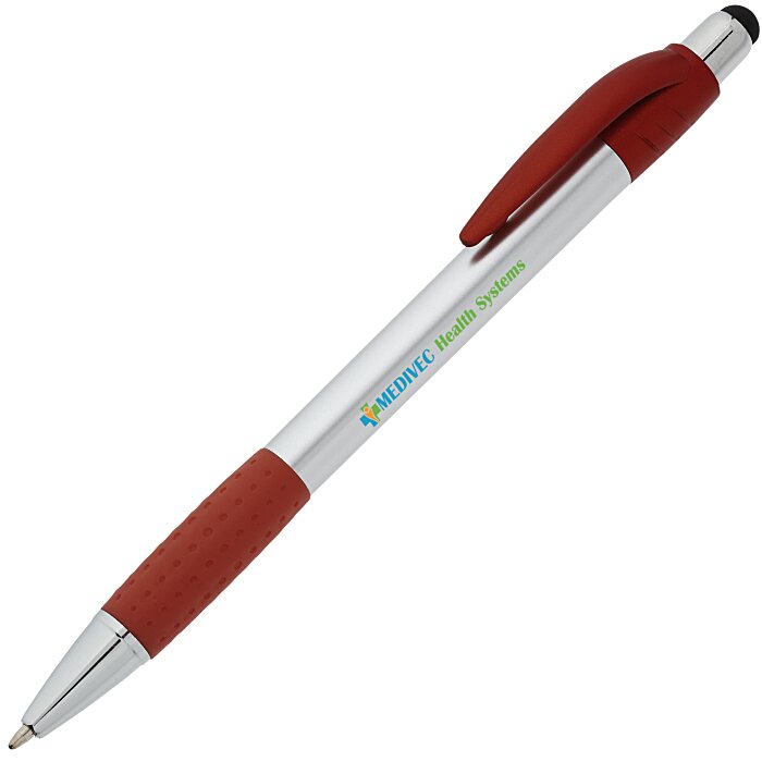 Custom Krypton Stylus Pen - Silver - Full Colour