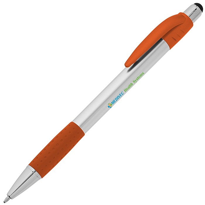 Custom Krypton Stylus Pen - Silver - Full Colour