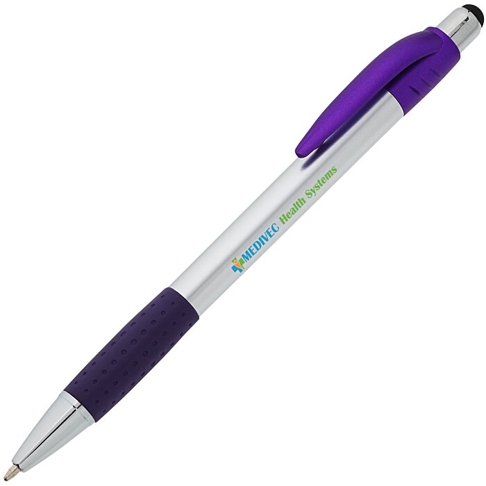Custom Krypton Stylus Pen - Silver - Full Colour