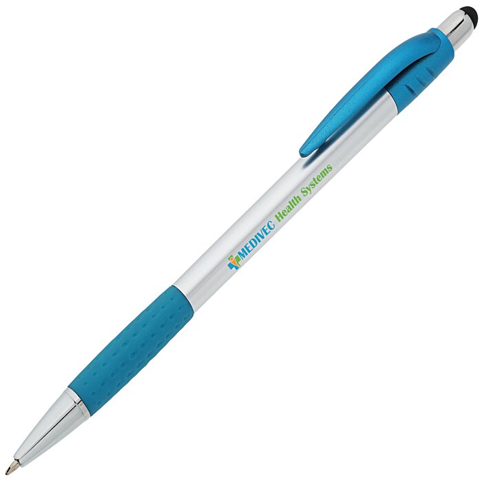 Custom Krypton Stylus Pen - Silver - Full Colour