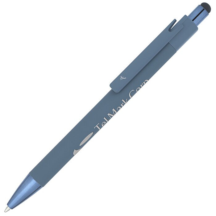 Custom Cache Soft Touch Stylus Metal Pen