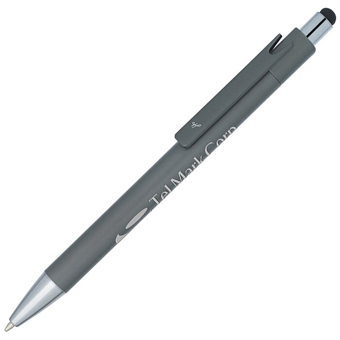 Custom Cache Soft Touch Stylus Metal Pen