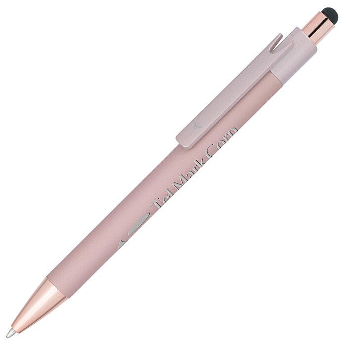 Custom Cache Soft Touch Stylus Metal Pen