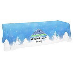 Custom ReCover Serged Open-Back Table Throw - 8 feet