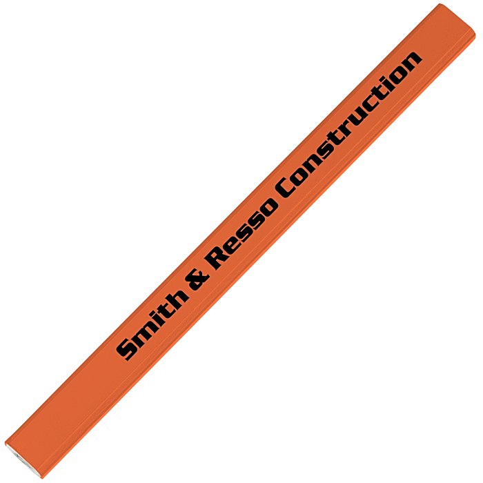Custom Enamel Finish Carpenter Pencil
