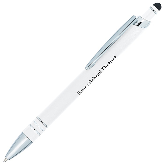 Custom Vortex Soft Touch Stylus Metal Pen