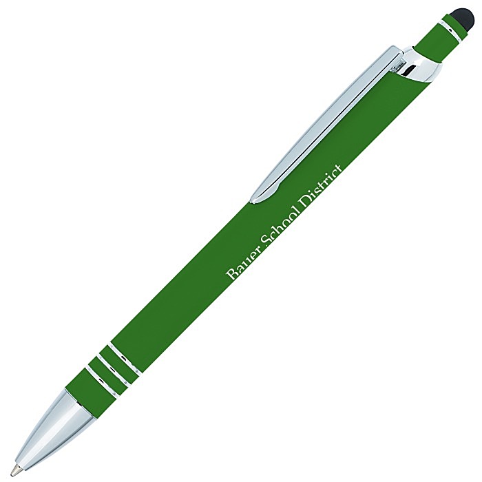 Custom Vortex Soft Touch Stylus Metal Pen