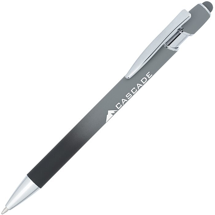Custom Bali Ombre Soft Touch Stylus Metal Pen