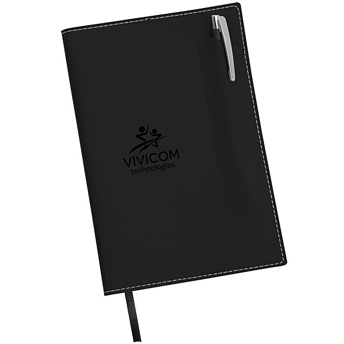 Custom Bradford Pen Pocket Journal with Pen