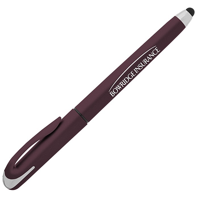 Custom Pacifica Soft Touch Stylus Gel Pen