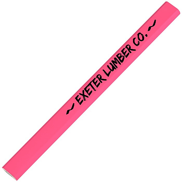 Custom Fluorescent Carpenter Pencil