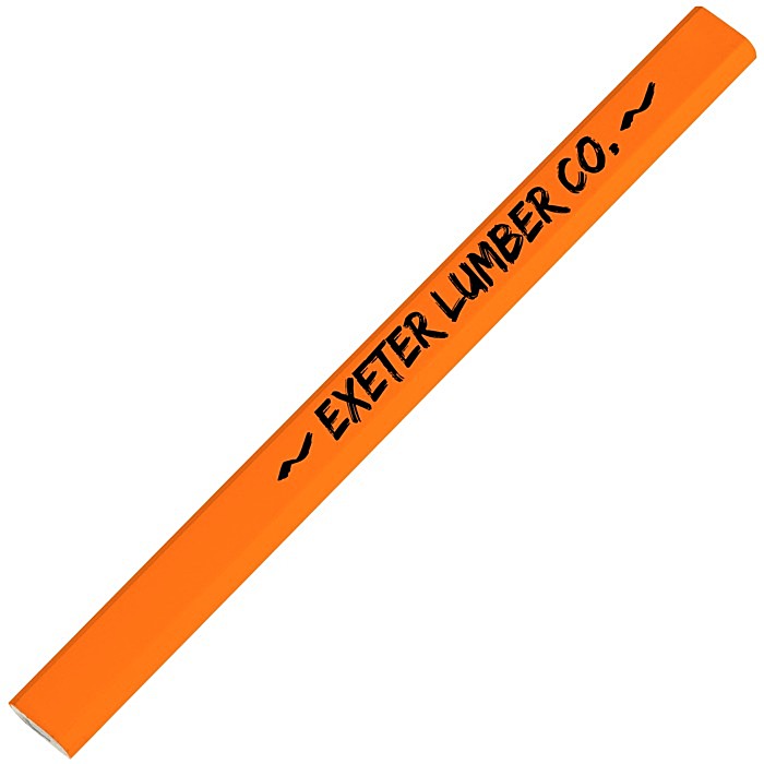 Custom Fluorescent Carpenter Pencil