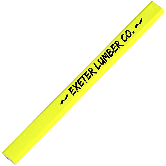 Custom Fluorescent Carpenter Pencil