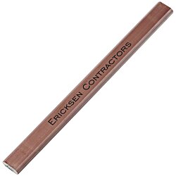 Custom Natural Finish Carpenter Pencil