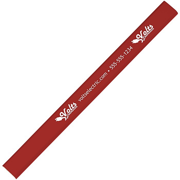 Custom Standard Finish Carpenter Pencil