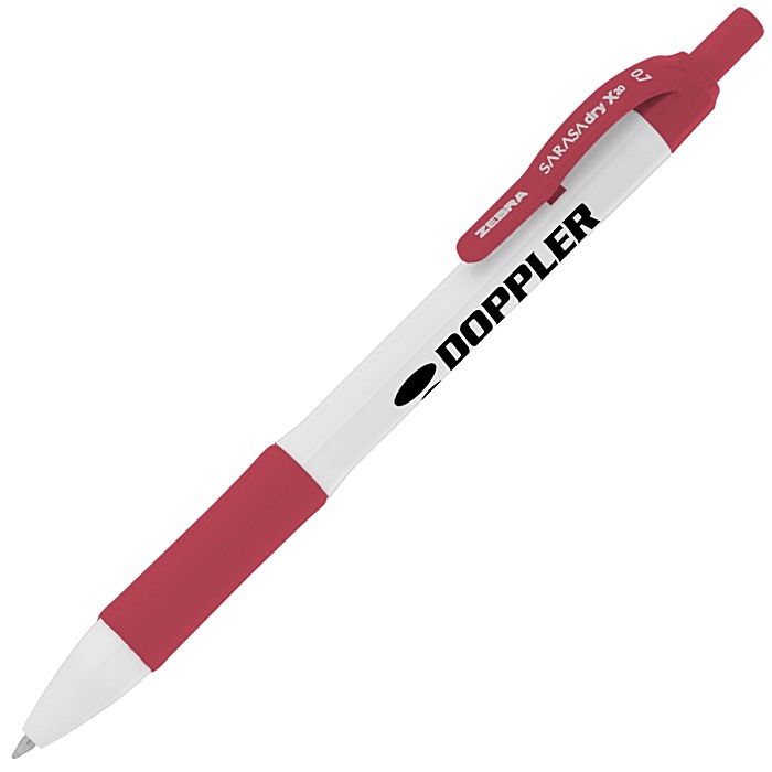 Custom Zebra Sarasa X20 Gel Pen - White