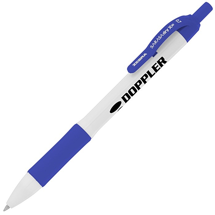 Custom Zebra Sarasa X20 Gel Pen - White