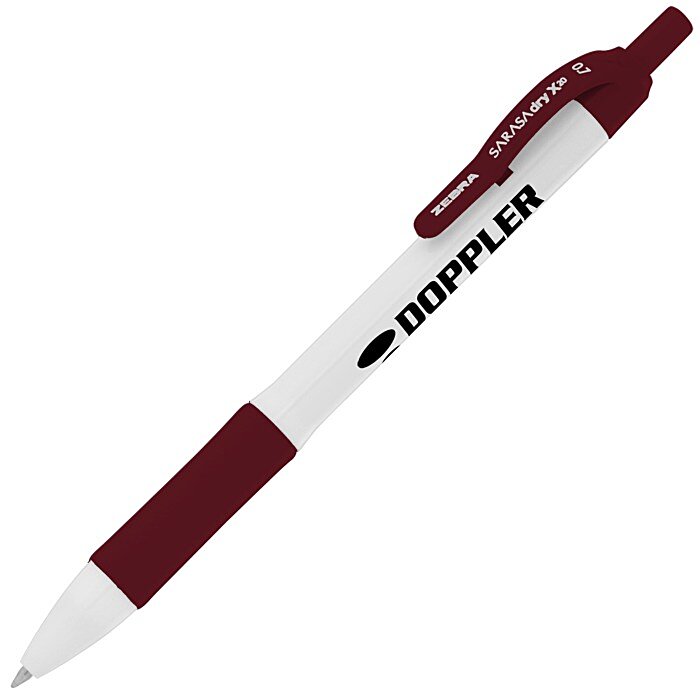 Custom Zebra Sarasa X20 Gel Pen - White