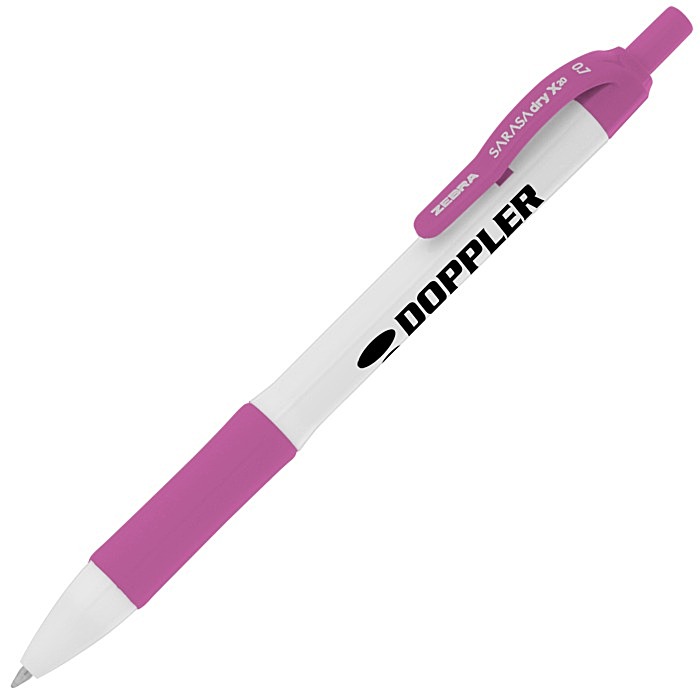 Custom Zebra Sarasa X20 Gel Pen - White