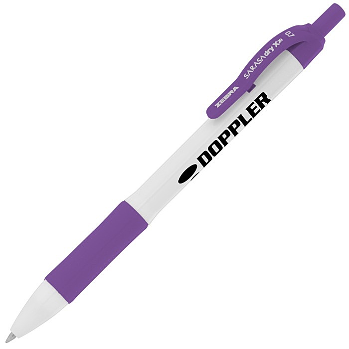 Custom Zebra Sarasa X20 Gel Pen - White