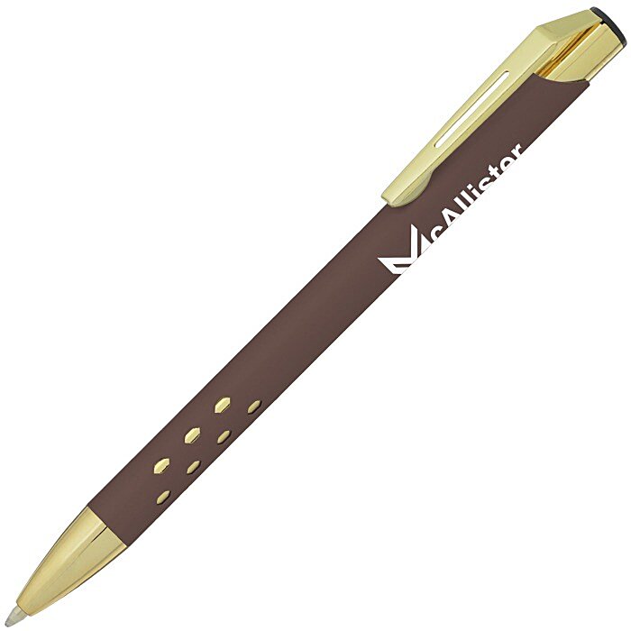 Custom Souvenir Armor Metal Pen - Gold