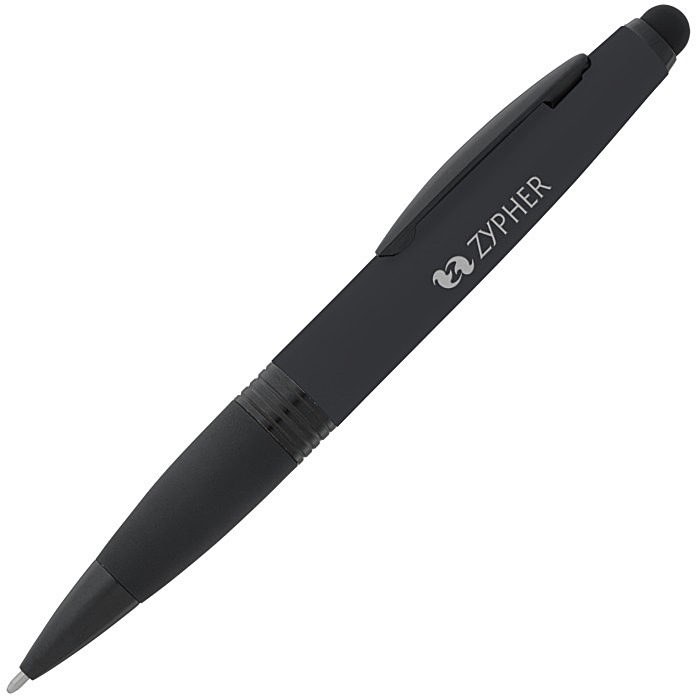 Custom Munro Soft Touch Stylus Twist Metal Pen