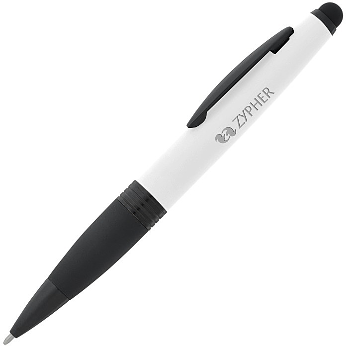 Custom Munro Soft Touch Stylus Twist Metal Pen - 24 hr
