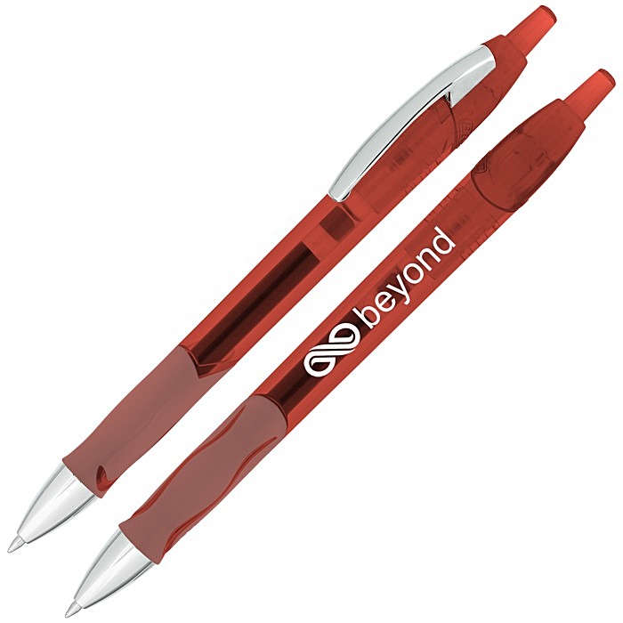Custom Bic Ferocity Clic Gel Pen - Translucent