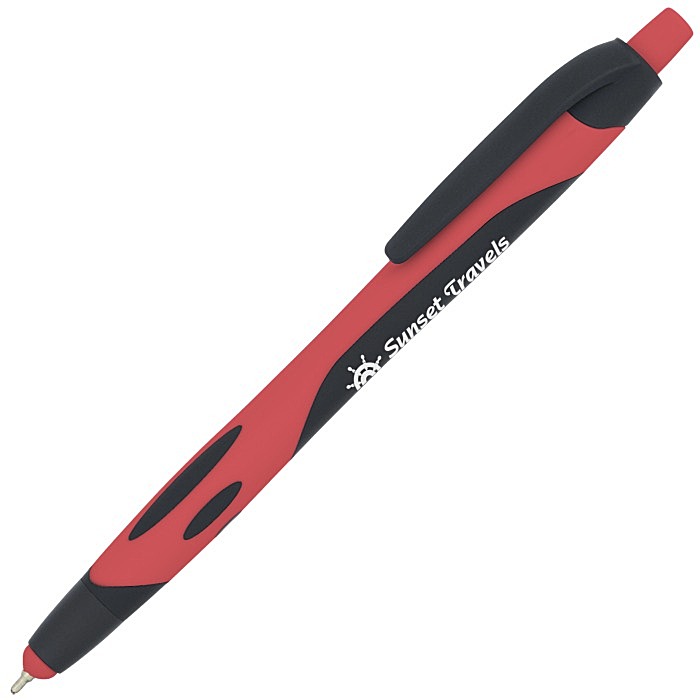 Custom Sport Soft Touch Stylus Gel Pen