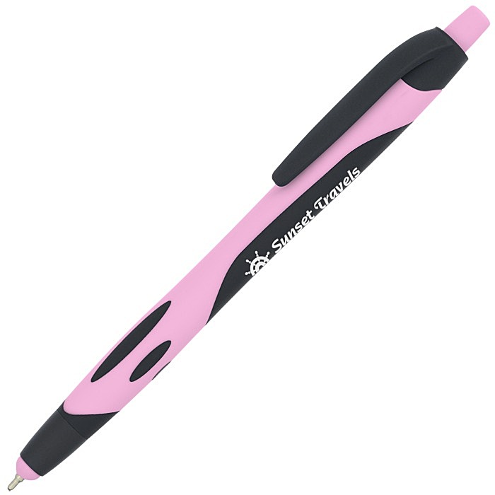 Custom Sport Soft Touch Stylus Gel Pen