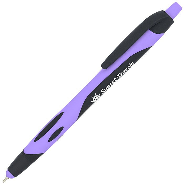 Custom Sport Soft Touch Stylus Gel Pen