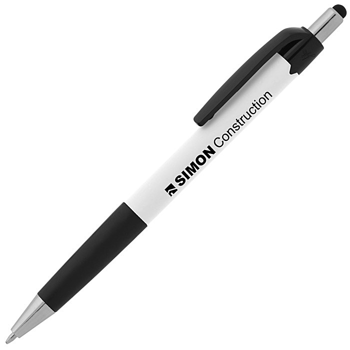 Custom Mardi Gras Soft Touch Stylus Pen