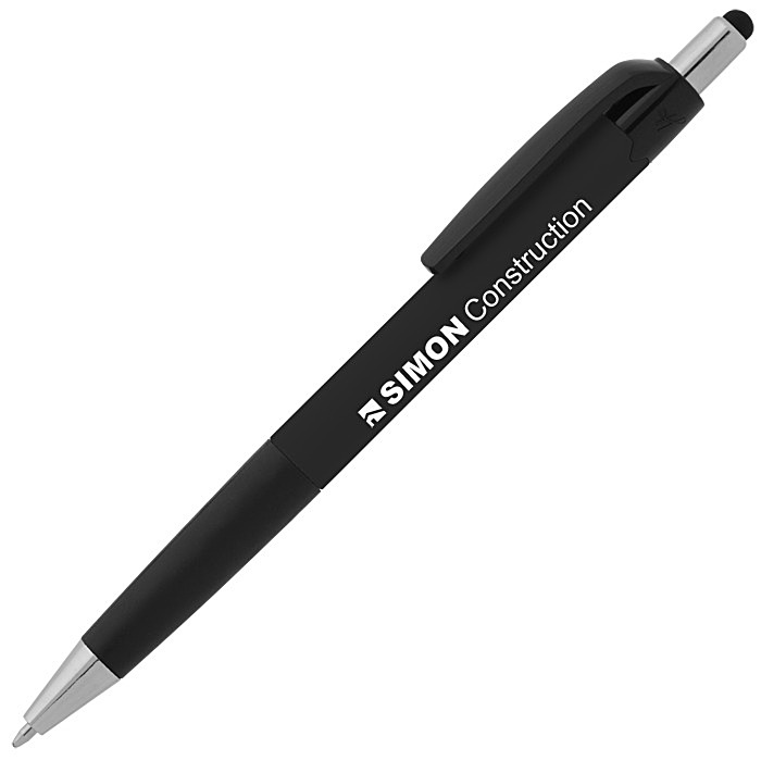 Custom Mardi Gras Soft Touch Stylus Pen