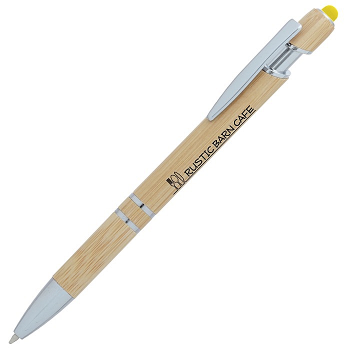 Custom Carter Incline Bamboo Stylus Pen