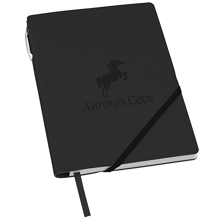 Custom Neoskin Corner Closure Notebook with Pen