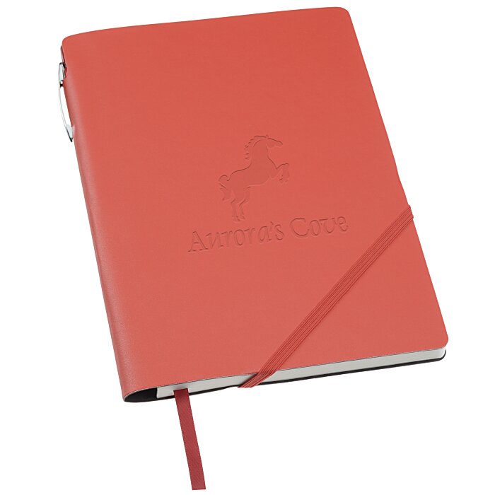 Custom Neoskin Corner Closure Notebook with Pen