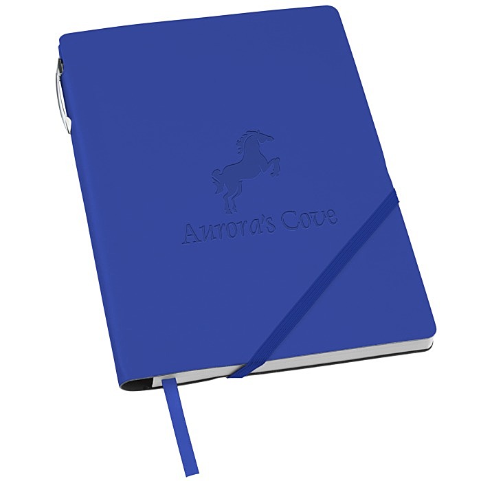 Custom Neoskin Corner Closure Notebook with Pen
