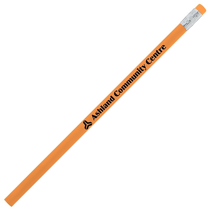 Custom Neon Fun Soft Touch Pencil