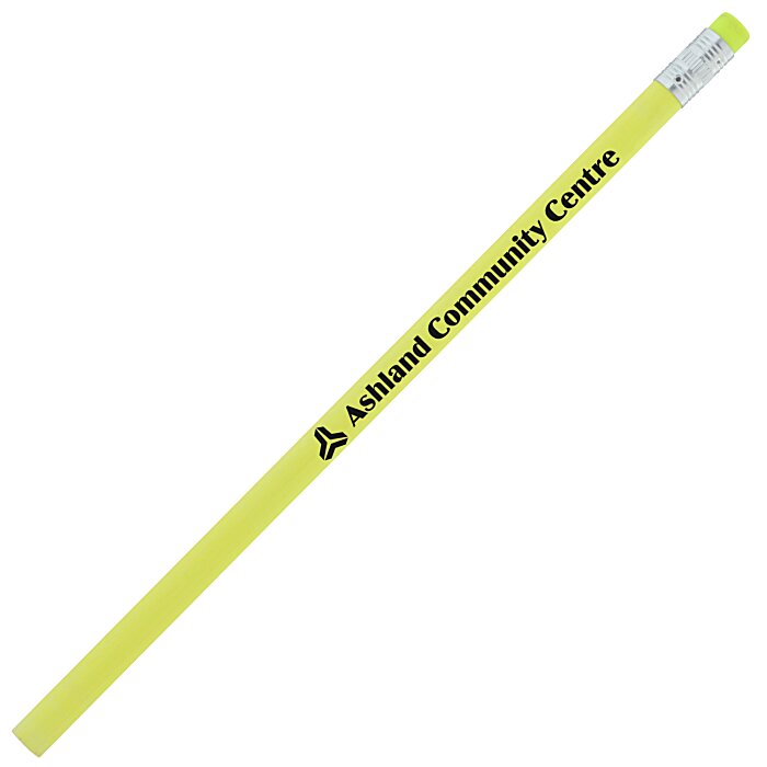 Custom Neon Fun Soft Touch Pencil