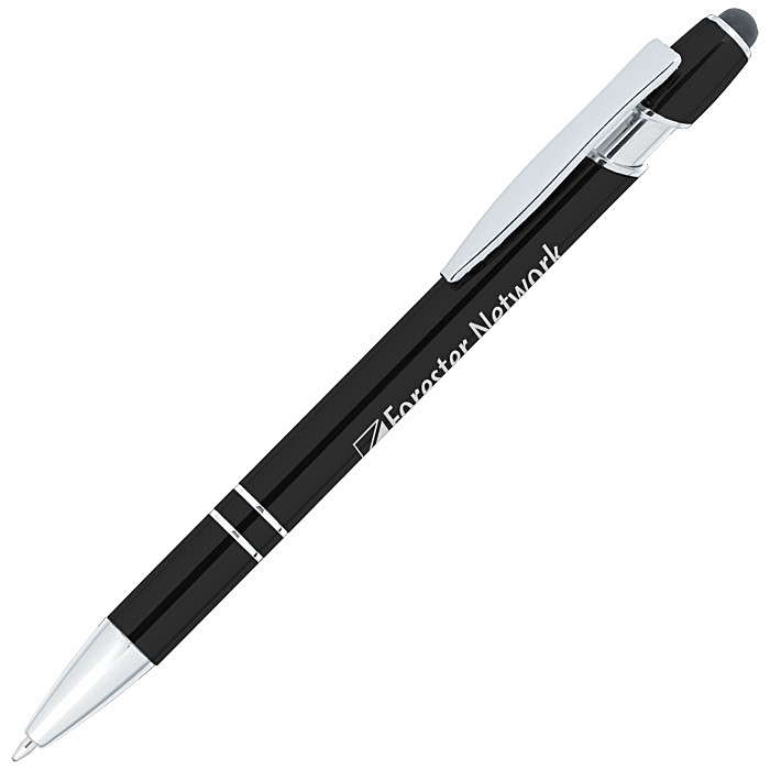 Custom Piper Incline Stylus Metal Pen - Metallic