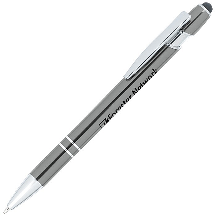 Custom Piper Incline Stylus Metal Pen - Metallic