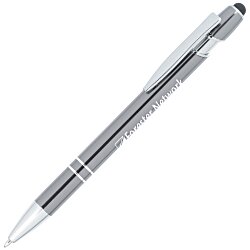 Custom Piper Incline Stylus Metal Pen - Metallic