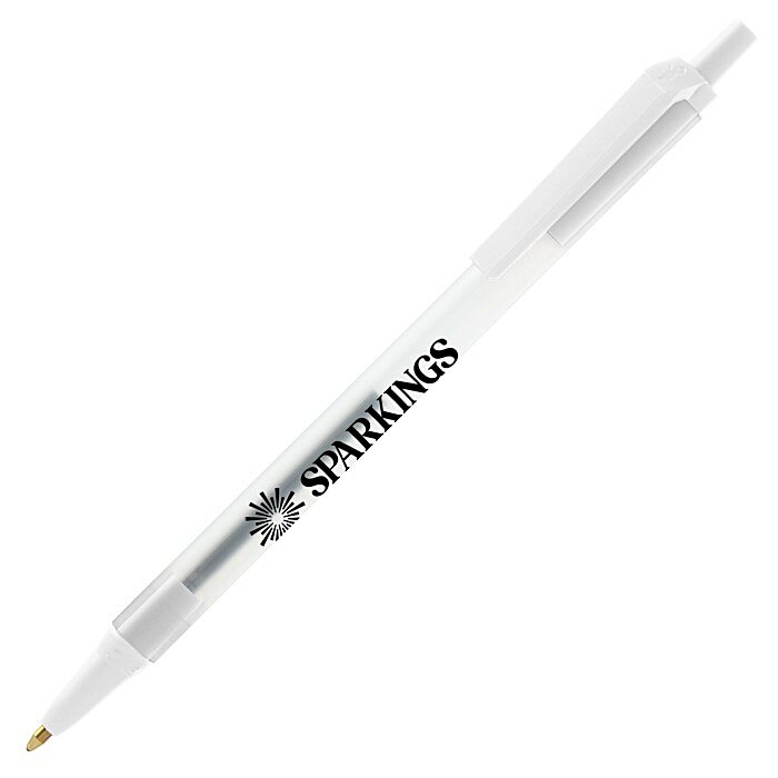 Custom Bic Clic Stic Pen - Clear