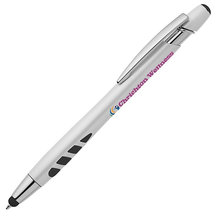 Custom Marquee Stylus Pen - Pearlized - Full Colour