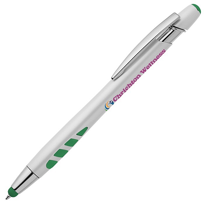 Custom Marquee Stylus Pen - Pearlized - Full Colour